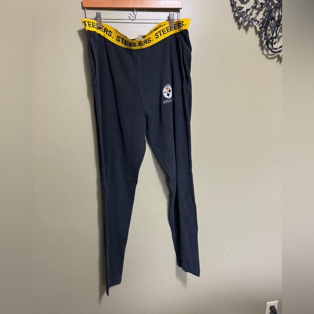 Bottom Drawers Pittsburg Steelers Waffle Knit‎ Pant, Size XL